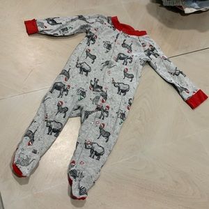 NWOT Target Wondershop Christmas footie pajamas 3-6m